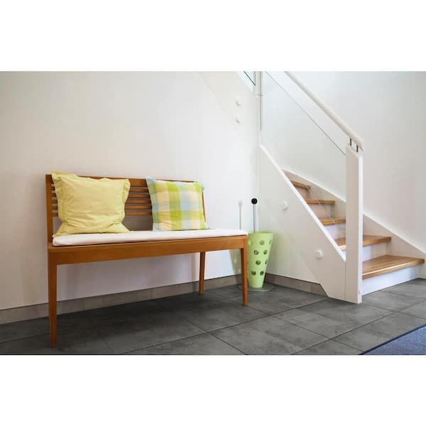 Metallic Ferro 3 in. x 18 in. Matte Porcelain Bullnose Tile Trim (45 lin. ft.)