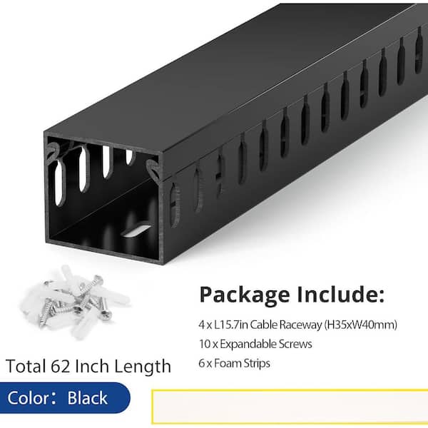 Yichuhaoxi 63in Professional Server Rack Cable Management Raceway