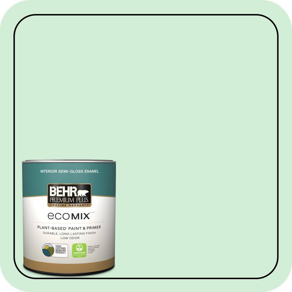 1 qt. #P400-2 End of the Rainbow Semi-Gloss Enamel EcoMix Plant-Based Interior Paint & Primer price history on PriceWatchPro