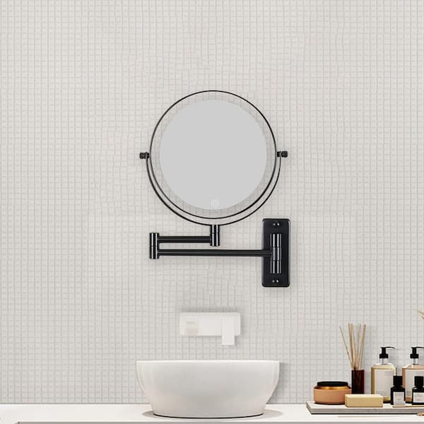 bathroom mirrors magnifying wall mounted adjustable