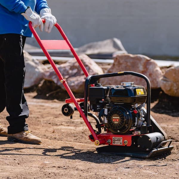 Tomahawk Power 5.5 HP Honda Vibratory Plate Compactor for Soil