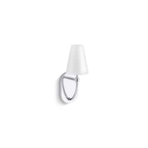 Kernen By Studio McGee One-Light Sconce in Polished Chrome