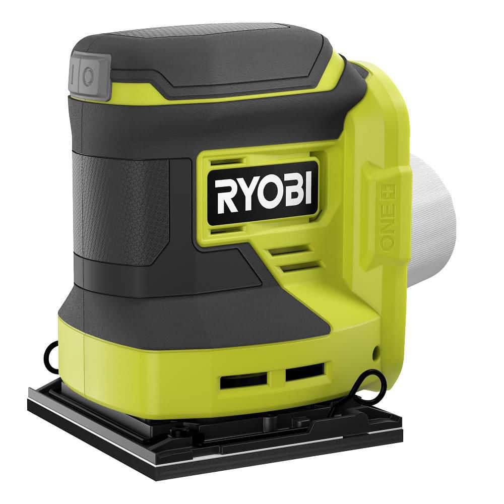 RYOBI ONE 18V Cordless 1 4 Sheet Sander with 9 Piece 1 4 Sheet Sand Paper Assortment PCL401B - Image 6