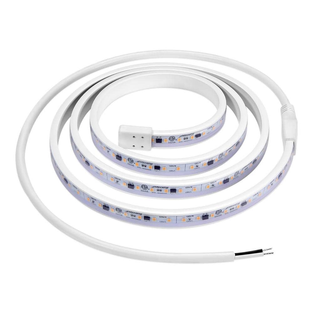 Maxxima 60" Hardwired LED Under Cabinet Strip Light, Warm White
