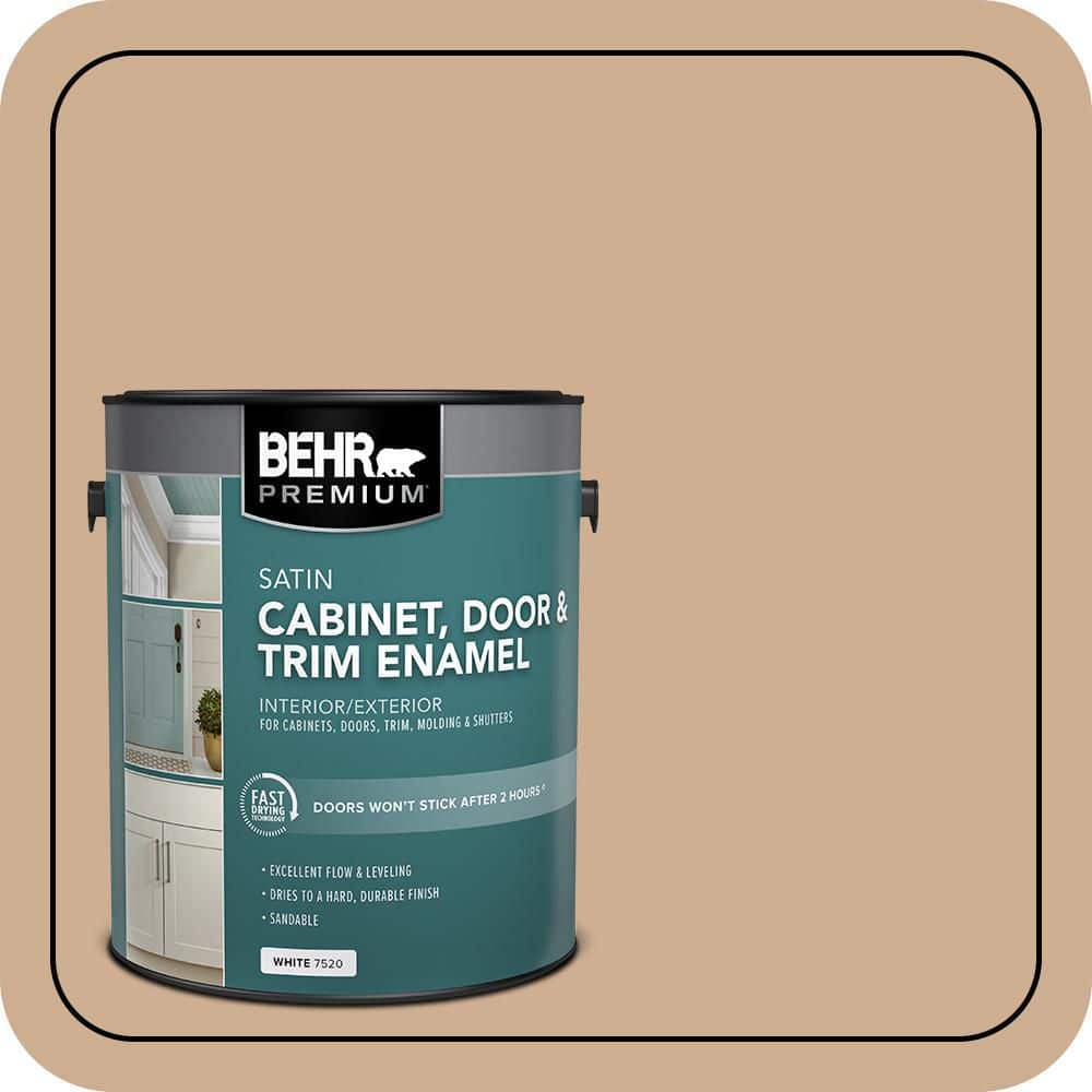 Behr Gathering Rotation BEHR PREMIUM 1 gal. #PFC-24 Gathering Place Satin Enamel Interior ...