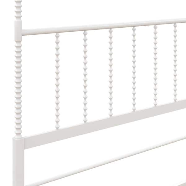 Dhp Emerson White Metal Canopy King, Emerson White Metal Canopy Full Size Frame Bed