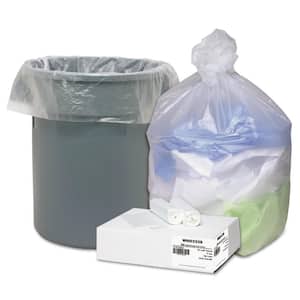 33 Gal. Natural Trash Bags, 11 Mic 33 in. x 40 in., 10 Rolls of 10 Bags, 100/Carton