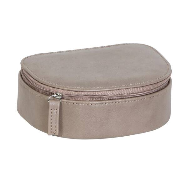 Mele & Co Rowley Sand Faux Leather Jewelry Box