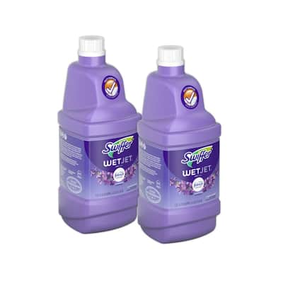 WetJet 42.2 oz. Lavender Vanilla and Comfort Scent Liquid Hardwood Floor Cleaner Refill (Multi-Pack of 2)