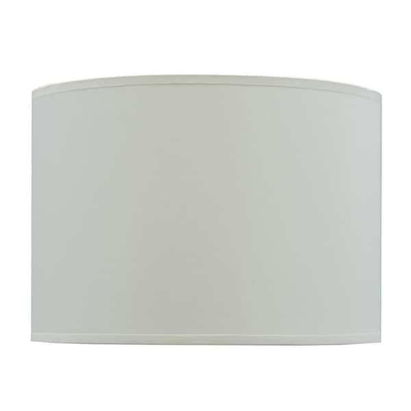 Aspen Creative Corporation 14 In X 10 Off White Hardback Drum Cylinder Lamp Shade 31012 The Home Depot White Hardback Drum Cylinder Lamp Shade, 14 Inch Drum Lamp Shade