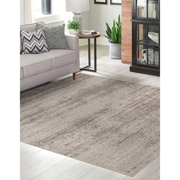 Del Mar Lucille Gray 8' 0 x 8' 0 Square Rug