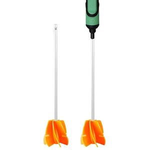 4-Pack Resin Mixer Paddles – Paint & Epoxy Stirrer Attachments For