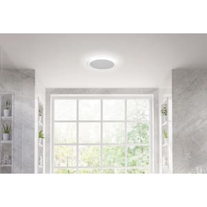 110 CFM 1.5 Sones Ceiling Bathroom Exhaust Fan with Bluetooth Speaker and Adjustable CCT LED Lights and Night Light