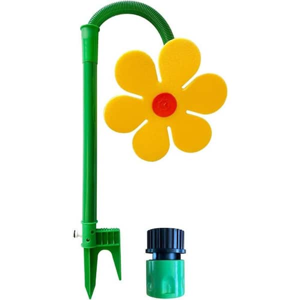 28 sq. ft. Oscillating Sprinkler 360° Rotating Dancing Flower Water Sprinkler for Lawn and Garden