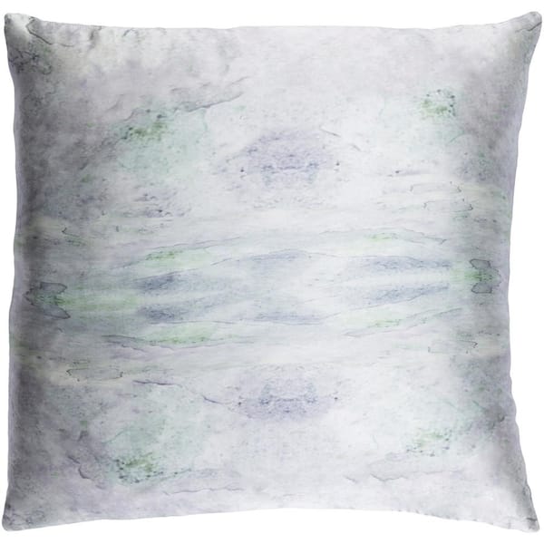 Livabliss Colombo Grey Graphic Polyester 22 in. x 22 in. Throw Pillow