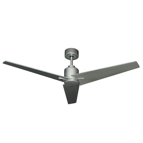 TroposAir Reveal WiFi 52 in. Indoor/Outdoor Brushed Nickel Ceiling Fan with Remote Control