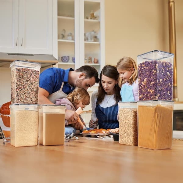 Sorbus Airtight Food Storage Containers with Locking Lids-6 Pack