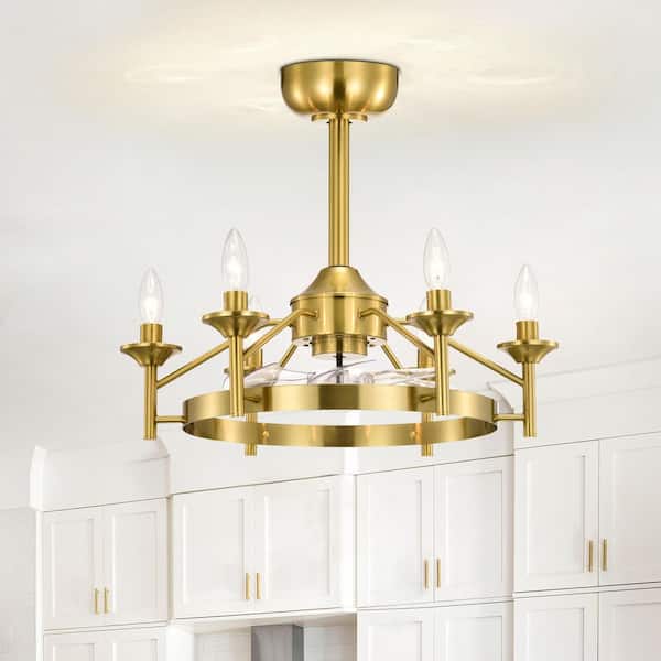 アメコミ HIME LIMITED MATT BLACK GOLD Maxax Heritage 21 in. 6-Light Indoor Brass Industrial Metal