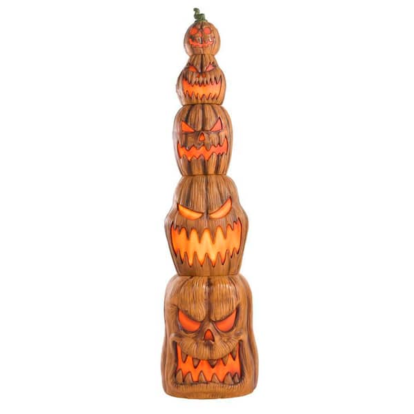 8.5 ft. Halloween Classics Giant-Sized LED Jack-O-Lanterns Stack
