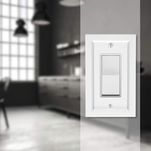 Woodmore 1-Gang White GFCI/Decorative/Rocker BMC Compound Wall Plate