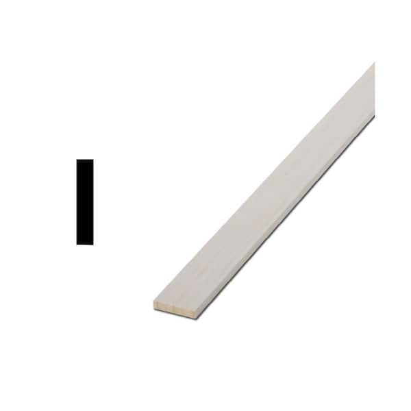 LWM 266-1/4 in. x 1-1/2 in. x 96 in. Primed Finger-Jointed Lattice Moulding