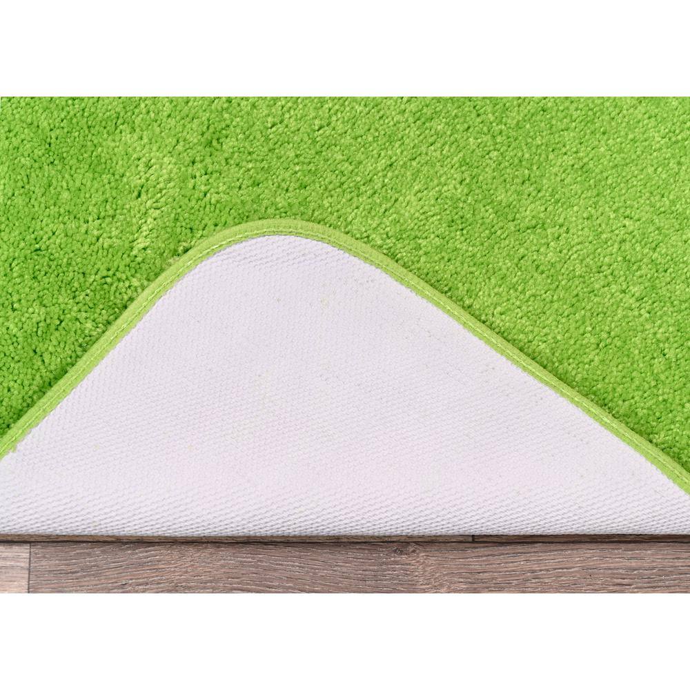 Lime-Aid Green Plush Nylon 2-Piece Bath Rug Set