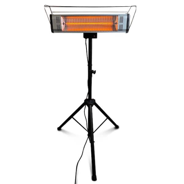 Heat Storm Tradesman 1,500-Watt Electric Outdoor Infrared Quartz Portable Space Heater with Tripod, Wall Mount and Remote
