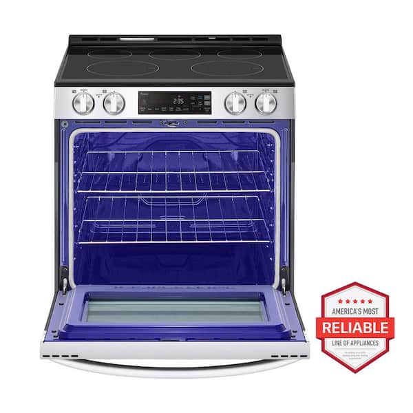 Midea 30 In. Slide-in Electric Range with 6.3 cu. ft. Self-Cleaning Ov –  Premium Home Source