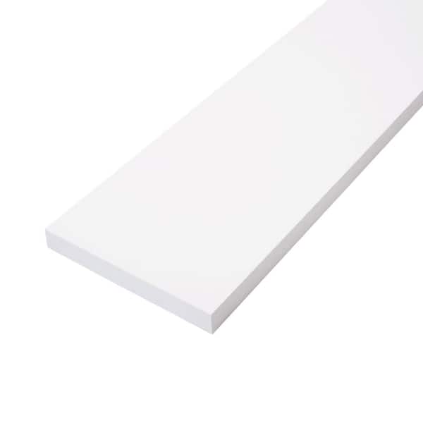 CMPC 1 in. x 5 in. x 8 ft. Finger-Joint Primed Pine Board (Actual Size: 0.7086 in. x 4.5 in. x 8 ft.) (6-Piece per Box)