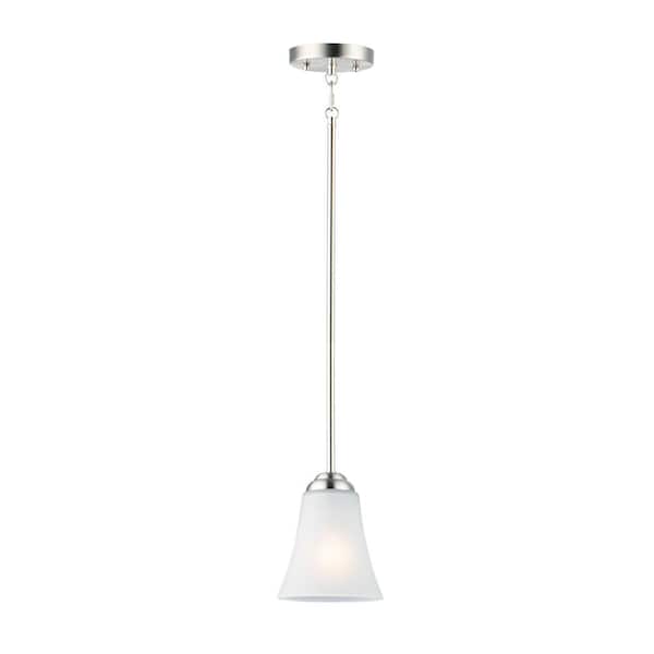 Vital 1-Light Silver Mini Pendant Light
