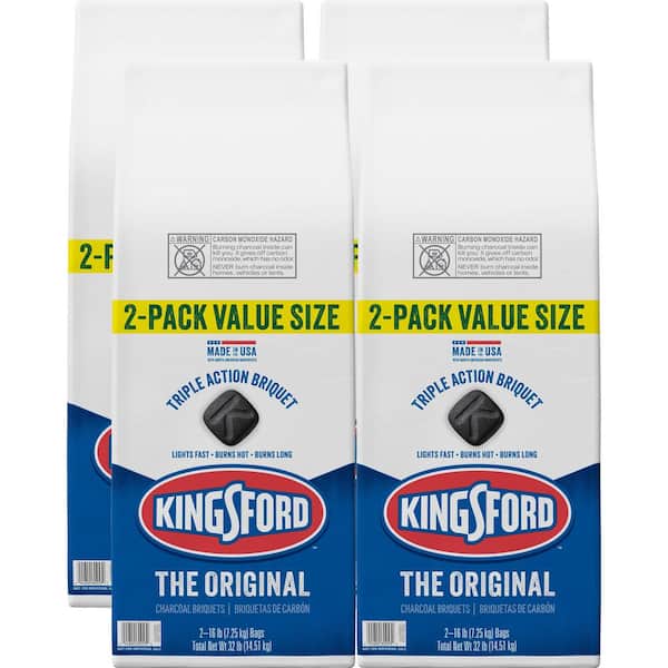 Kingsford 16 lbs. Original BBQ Smoker Charcoal Grilling Briquettes (4-Pack)