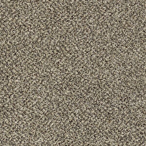 Home Decorators Collection Carpet Sample - Wholehearted II - Color Ivory Dust Twist 8 in. x 8 in.