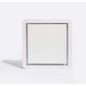 Flush Exhaust Mount Luxe 14 in. W. x 14 in. - White