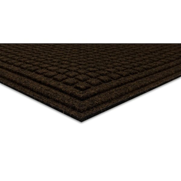 Mohawk Home Waffle Grid Impression Doormat, Brown, 3x4 ft