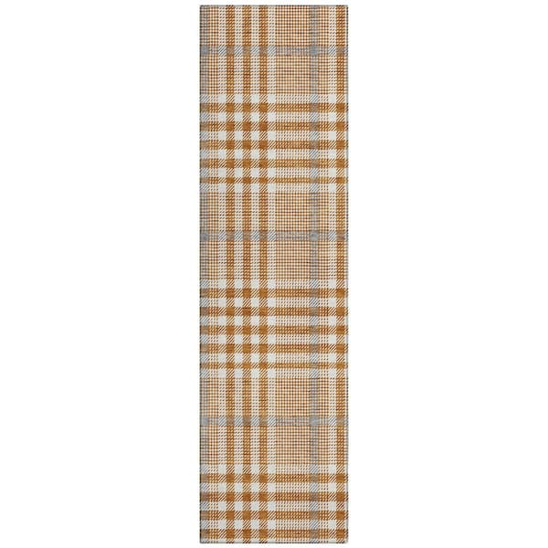Addison Rugs Chantille Machine Washable Indoor/Outdoor Abstract ACN1054 Paprika 2 ft. 3 in. x 7 ft. 6 in. Area Rug