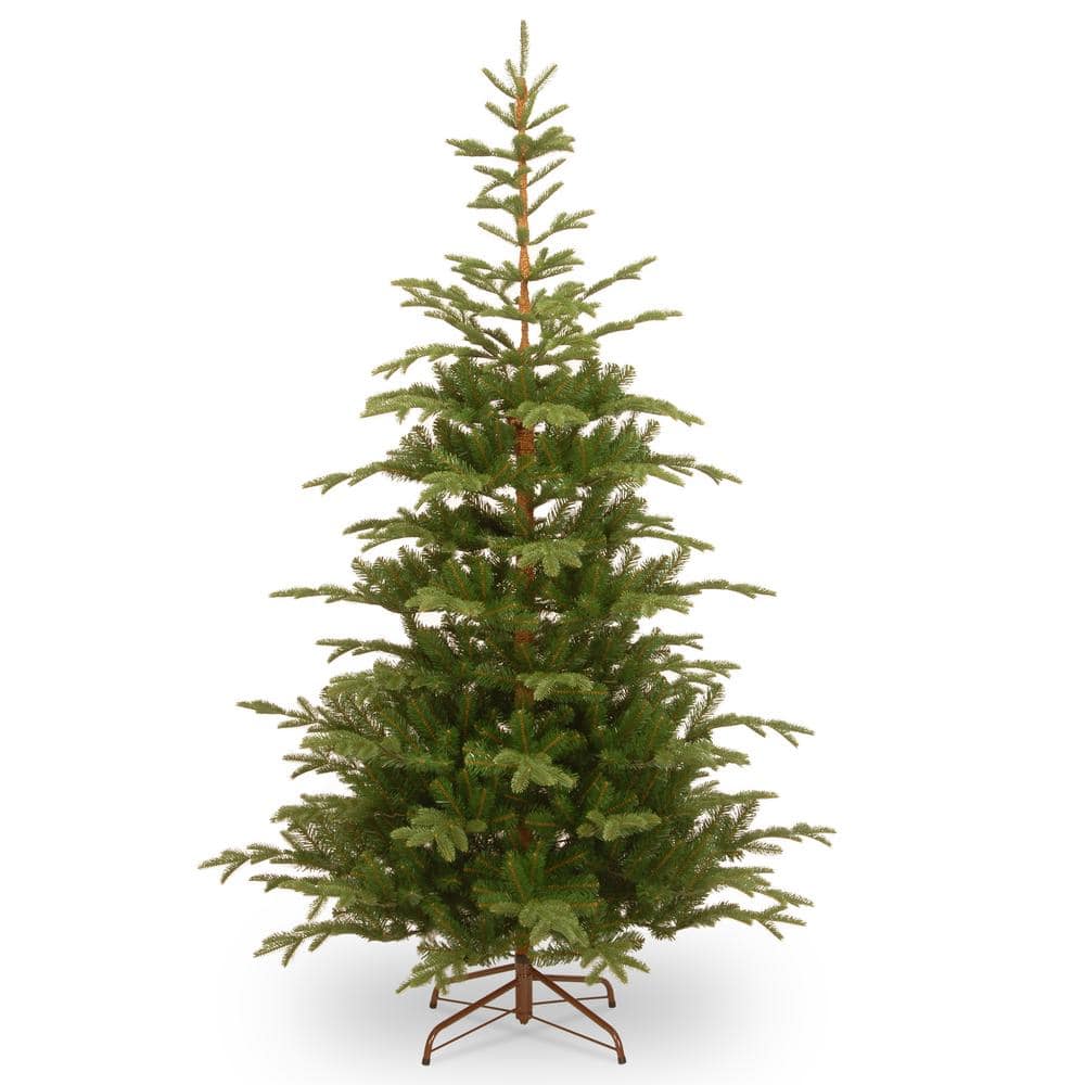 National Tree Company 7-1/2 ft. Feel Real Norwegian Spruce Hinged Artificial Christmas Tree