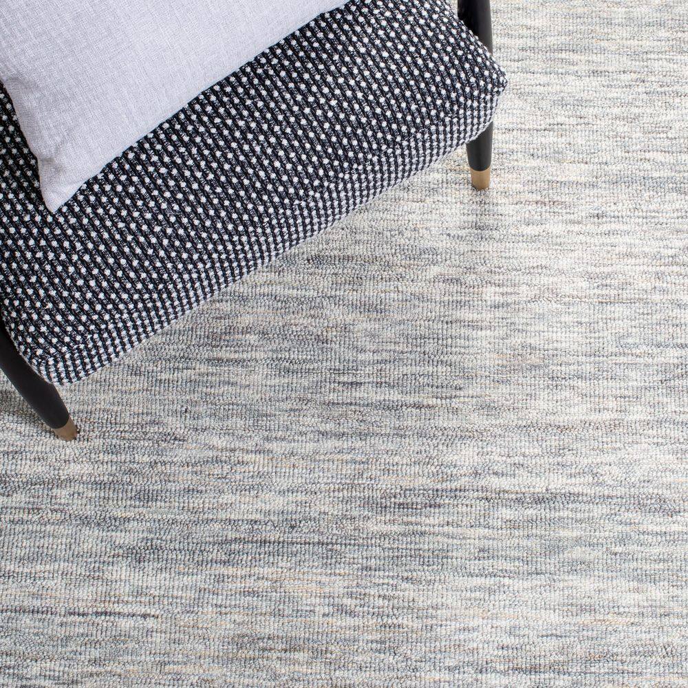 Sage and Ivory Hand-Tufted Wool 8' x 10' Area Rug