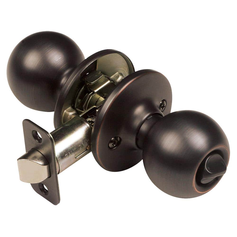 Ball Oil Rubbed Bronze Privacy Bed/Bath Door Knob price history on PriceWatchPro