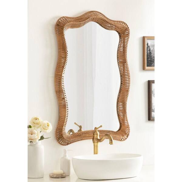 Kate and Laurel Rashana Natural 26 in. W x 37 in. H Modern