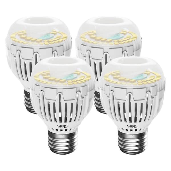 130-Watt Equivalent A15  Daylight (5000K) Non-Dimmable 2000 Lumens LED Light Bulb for Home Lighting (4-Pack)