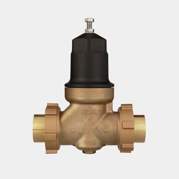 Wilkins 1-1/2 in. NR3XL Cast Bronze Pressure Reducing Valve with Double Union FNPT Copper Sweat Connection Lead Free