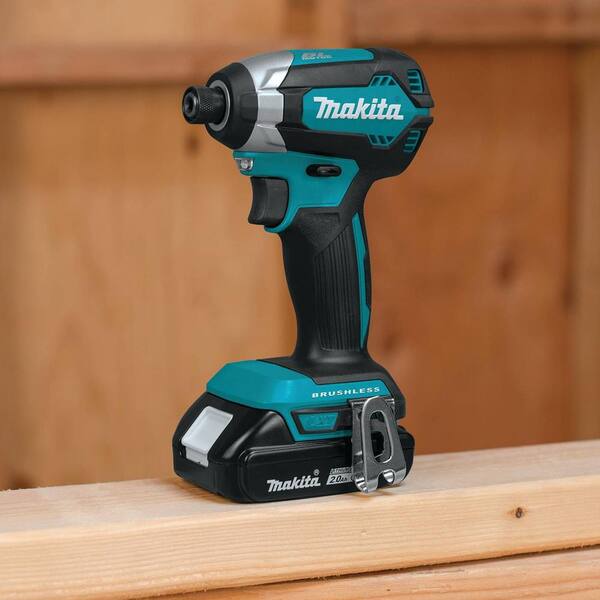 Makita 18-Volt LXT Lithium-Ion Brushless Cordless Hammer Drill and 