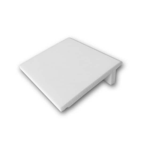 ORAC DECOR 1-1/8 in. D x 3-7/8 in. W x 4 in. L Primed White High Impact Polystyrene Baseboard Moulding Sample Piece