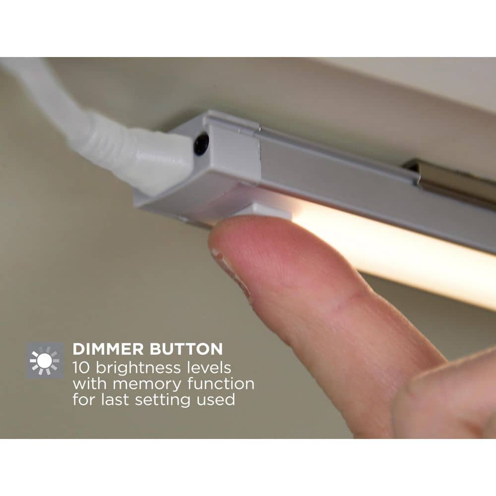 Natural Daylight LED 12'' Under Cabinet Light Kit with Motion Sensor