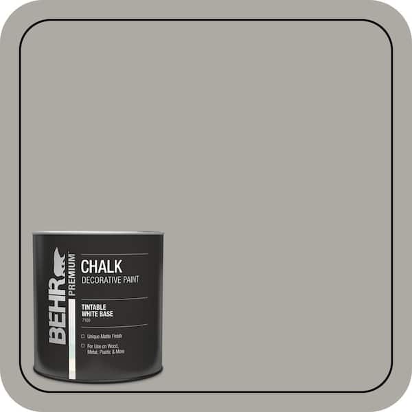 1 qt. #PPU24-10 Downtown Gray Interior Chalk Decorative Paint