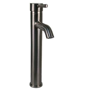 Moncalieri Single Hole Single-Handle High-Arc Vessel Bathroom Faucet in Brushed Nickel