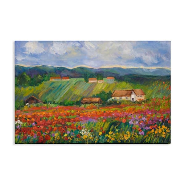Stupell Industries Spring Glory Lush Meadow by Alexi Fine Unframed Nature Graphic Art Print 16 in. x 24 in.