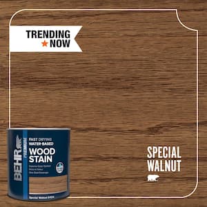 1 qt. #TIS-514 Special Walnut Transparent Water-Based Fast Drying Interior Wood Stain