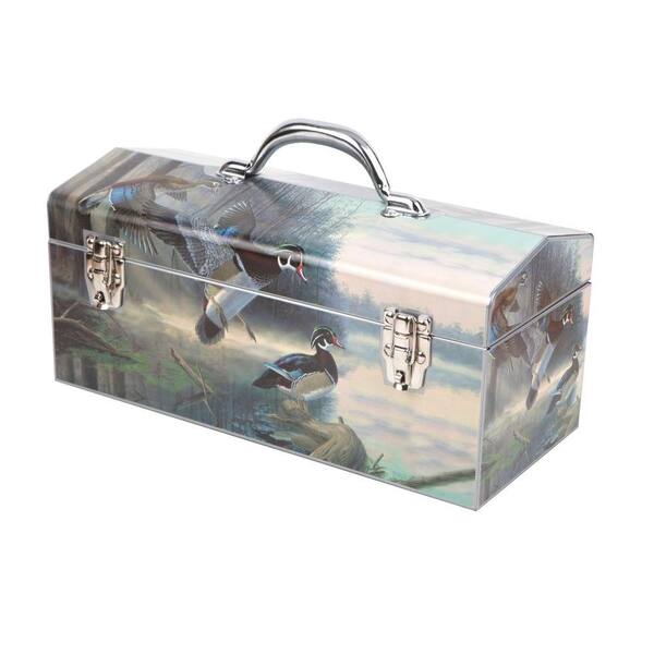 Sainty International 16 in. A Place to Park Dual Latch Art Tool Box
