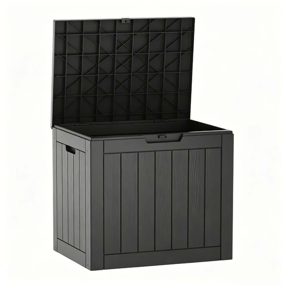 31 Gallon Deck Box, Waterproof Resin Storage Bin for Patio Cushions, Black price history on PriceWatchPro
